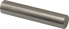 Value Collection - 1/2" Diam x 2-1/2" Pin Length 18-8 Stainless Steel Standard Dowel Pin - Bright Finish - Industrial Tool & Supply