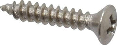 Value Collection - #4 Oval Head Phillips Sheet Metal Screw - Stainless Steel, 5/8" OAL, Grade 18-8 - Industrial Tool & Supply