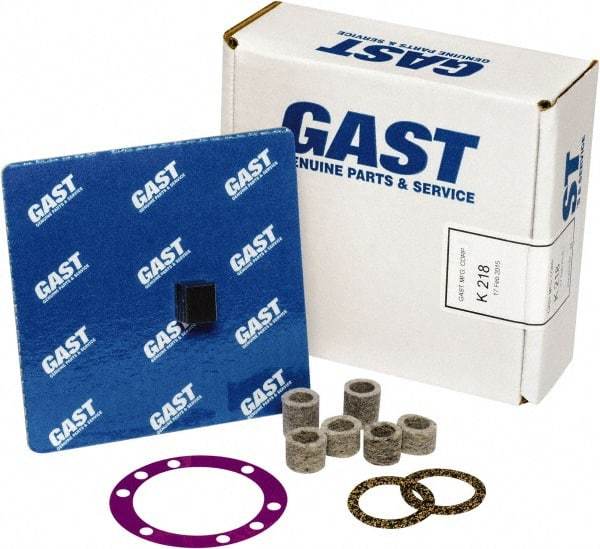 Gast - 13 Piece Air Compressor Repair Kit - For Use with Gast Model #0211-103A-G8CX and #0211-103A-G230CX - Industrial Tool & Supply