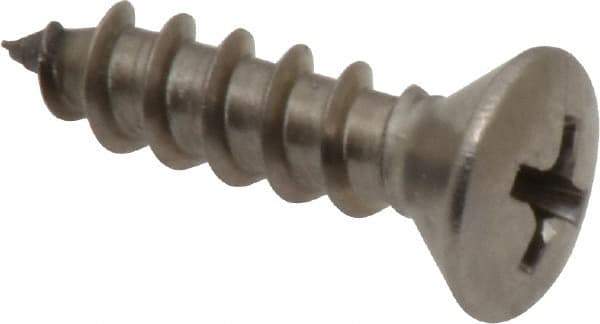 Value Collection - #10 Oval Head Phillips Sheet Metal Screw - Stainless Steel, 3/4" OAL, Grade 18-8 - Industrial Tool & Supply