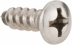 Value Collection - #12 Oval Head Phillips Sheet Metal Screw - Stainless Steel, 3/4" OAL, Grade 18-8 - Industrial Tool & Supply