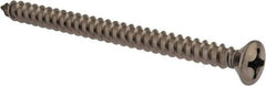 Value Collection - #12 Oval Head Phillips Sheet Metal Screw - Stainless Steel, 3" OAL, Grade 18-8 - Industrial Tool & Supply