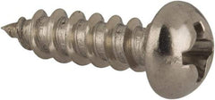 Value Collection - #6 Round Head Phillips Sheet Metal Screw - Stainless Steel, 1/2" Length Under Head, Grade 18-8 - Industrial Tool & Supply