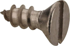 Value Collection - #6 Flat Head Slotted Sheet Metal Screw - Stainless Steel, 3/8" OAL, Grade 18-8 - Industrial Tool & Supply
