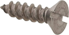Value Collection - #10 Flat Head Slotted Sheet Metal Screw - Stainless Steel, 3/4" OAL, Grade 18-8 - Industrial Tool & Supply