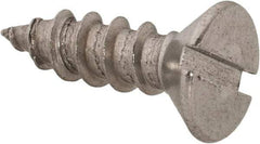 Value Collection - #12 Flat Head Slotted Sheet Metal Screw - Stainless Steel, 3/4" OAL, Grade 18-8 - Industrial Tool & Supply