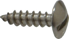 Value Collection - #8 Truss Head Slotted Sheet Metal Screw - Stainless Steel, 5/8" Length Under Head, Grade 18-8 - Industrial Tool & Supply