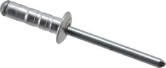 RivetKing - Size 63-67 Dome Head Aluminum Multi Grip Blind Rivet - Steel Mandrel, 0.187" to 0.456" Grip, 3/8" Head Diam, 0.192" to 0.196" Hole Diam, 0.716" Length Under Head, 3/16" Body Diam - Industrial Tool & Supply