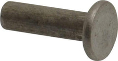 RivetKing - 3/16" Body Diam, Countersunk Uncoated Steel Solid Rivet - 5/8" Length Under Head, 90° Countersunk Head Angle - Industrial Tool & Supply