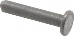 RivetKing - 3/16" Body Diam, Countersunk Uncoated Steel Solid Rivet - 1" Length Under Head, 90° Countersunk Head Angle - Industrial Tool & Supply