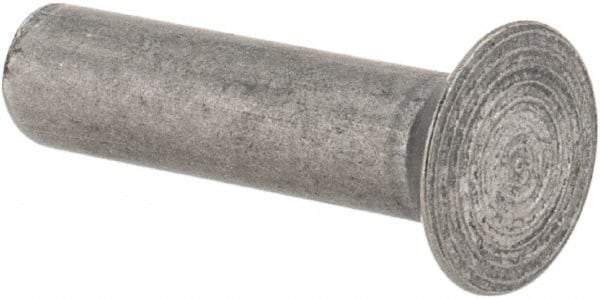 RivetKing - 3/16" Body Diam, Countersunk Steel Solid Rivet - 3/4" Length Under Head, 90° Countersunk Head Angle - Industrial Tool & Supply