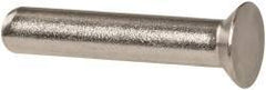 RivetKing - 3/16" Body Diam, Countersunk Stainless Steel Solid Rivet - 1" Length Under Head, Grade 18-8, 90° Countersunk Head Angle - Industrial Tool & Supply