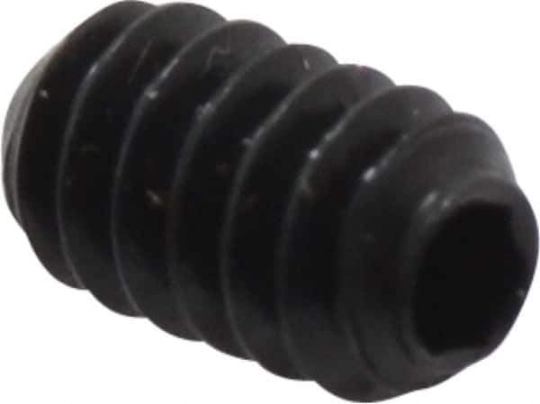 Holo-Krome - #4-40 UNC, 3/16" OAL, Cup Point Set Screw - Grade 8 Alloy Steel, 0.05" Key - Industrial Tool & Supply