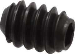 Holo-Krome - #6-32 UNC, 3/16" OAL, Cup Point Set Screw - Grade 8 Alloy Steel, 1/16" Key - Industrial Tool & Supply