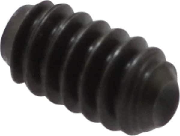 Holo-Krome - #6-32 UNC, 1/4" OAL, Cup Point Set Screw - Grade 8 Alloy Steel, 1/16" Key - Industrial Tool & Supply