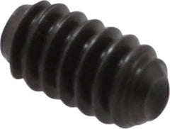 Holo-Krome - #6-32 UNC, 1/4" OAL, Cup Point Set Screw - Grade 8 Alloy Steel, 1/16" Key - Industrial Tool & Supply
