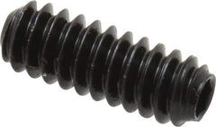 Holo-Krome - #6-32 UNC, 3/8" OAL, Cup Point Set Screw - Grade 8 Alloy Steel, 1/16" Key - Industrial Tool & Supply