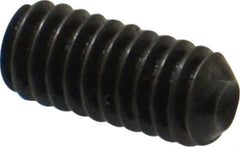 Holo-Krome - #8-32 UNC, 3/8" OAL, Cup Point Set Screw - Grade 8 Alloy Steel, 5/64" Key - Industrial Tool & Supply