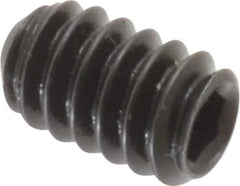 Holo-Krome - #10-24 UNC, 5/16" OAL, Cup Point Set Screw - Grade 8 Alloy Steel, 3/32" Key - Industrial Tool & Supply