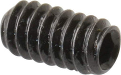 Holo-Krome - #10-24 UNC, 3/8" OAL, Cup Point Set Screw - Grade 8 Alloy Steel, 3/32" Key - Industrial Tool & Supply