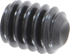 Holo-Krome - 1/4-20 UNC, 5/16" OAL, Cup Point Set Screw - Grade 8 Alloy Steel, 1/8" Key - Industrial Tool & Supply
