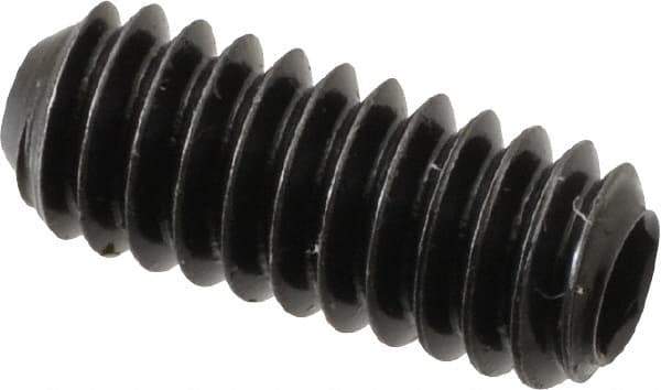 Holo-Krome - 1/4-20 UNC, 5/8" OAL, Cup Point Set Screw - Grade 8 Alloy Steel, 1/8" Key - Industrial Tool & Supply