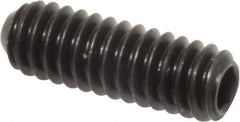 Holo-Krome - 1/4-20 UNC, 3/4" OAL, Cup Point Set Screw - Grade 8 Alloy Steel, 1/8" Key - Industrial Tool & Supply