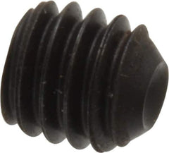 Holo-Krome - 5/16-18 UNC, 5/16" OAL, Cup Point Set Screw - Grade 8 Alloy Steel, 5/32" Key - Industrial Tool & Supply