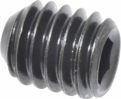 Holo-Krome - 5/16-18 UNC, 3/8" OAL, Cup Point Set Screw - Grade 8 Alloy Steel, 5/32" Key - Industrial Tool & Supply