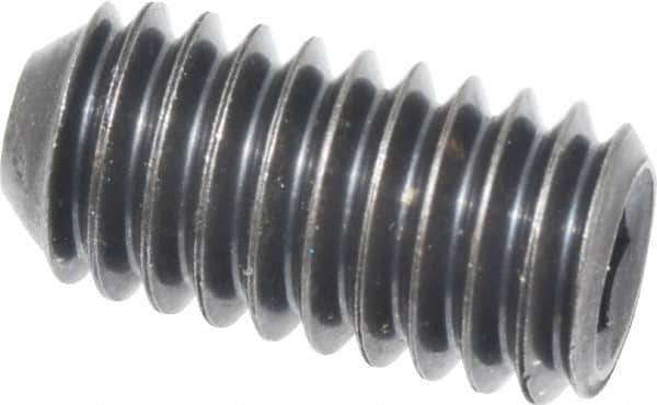 Holo-Krome - 5/16-18 UNC, 5/8" OAL, Cup Point Set Screw - Grade 8 Alloy Steel, 5/32" Key - Industrial Tool & Supply
