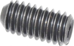 Holo-Krome - 5/16-18 UNC, 5/8" OAL, Cup Point Set Screw - Grade 8 Alloy Steel, 5/32" Key - Industrial Tool & Supply
