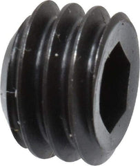 Holo-Krome - 3/8-16 UNC, 1/4" OAL, Cup Point Set Screw - Grade 8 Alloy Steel, 3/16" Key - Industrial Tool & Supply