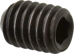 Holo-Krome - 3/8-16 UNC, 1/2" OAL, Cup Point Set Screw - Grade 8 Alloy Steel, 3/16" Key - Industrial Tool & Supply