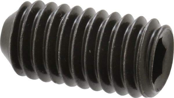 Holo-Krome - 3/8-16 UNC, 3/4" OAL, Cup Point Set Screw - Grade 8 Alloy Steel, 3/16" Key - Industrial Tool & Supply