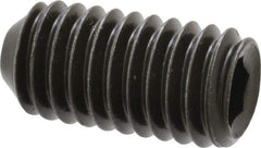 Holo-Krome - 3/8-16 UNC, 3/4" OAL, Cup Point Set Screw - Grade 8 Alloy Steel, 3/16" Key - Industrial Tool & Supply