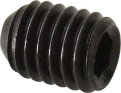 Holo-Krome - #10-32 UNF, 1/4" OAL, Cup Point Set Screw - Grade 8 Alloy Steel, 3/32" Key - Industrial Tool & Supply