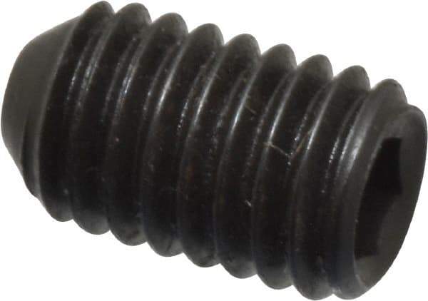 Holo-Krome - #10-32 UNF, 5/16" OAL, Cup Point Set Screw - Grade 8 Alloy Steel, 3/32" Key - Industrial Tool & Supply