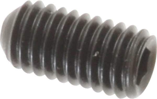 Holo-Krome - #10-32 UNF, 3/8" OAL, Cup Point Set Screw - Grade 8 Alloy Steel, 3/32" Key - Industrial Tool & Supply