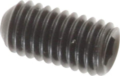 Holo-Krome - #10-32 UNF, 3/8" OAL, Cup Point Set Screw - Grade 8 Alloy Steel, 3/32" Key - Industrial Tool & Supply