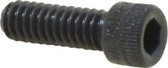 Made in USA - 1/4-20 UNC Hex Socket Drive, Socket Cap Screw - Alloy Steel, Black Oxide Finish, Fully Threaded, 3/4" Length Under Head - Industrial Tool & Supply