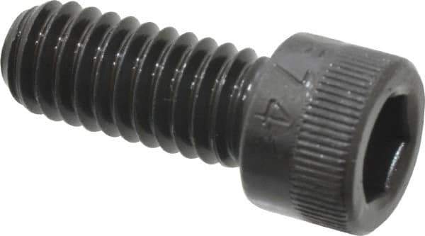 Made in USA - 5/16-18 UNC Hex Socket Drive, Socket Cap Screw - Alloy Steel, Black Oxide Finish, Fully Threaded, 3/4" Length Under Head - Industrial Tool & Supply