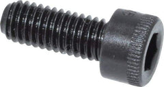Made in USA - #10-32 UNF Hex Socket Drive, Socket Cap Screw - Alloy Steel, Black Oxide Finish, Fully Threaded, 1/2" Length Under Head - Industrial Tool & Supply