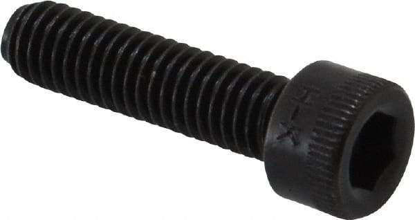 Made in USA - #10-32 UNF Hex Socket Drive, Socket Cap Screw - Alloy Steel, Black Oxide Finish, Fully Threaded, 3/4" Length Under Head - Industrial Tool & Supply