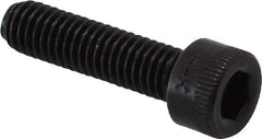 Made in USA - #10-32 UNF Hex Socket Drive, Socket Cap Screw - Alloy Steel, Black Oxide Finish, Fully Threaded, 3/4" Length Under Head - Industrial Tool & Supply