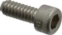 Holo-Krome - #10-24 UNC Hex Socket Drive, Socket Cap Screw - Grade 18-8 Stainless Steel, Passivated Finish, Fully Threaded, 1/2" Length Under Head - Industrial Tool & Supply