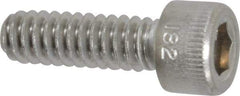 Holo-Krome - #10-24 UNC Hex Socket Drive, Socket Cap Screw - Grade 18-8 Stainless Steel, Passivated Finish, Fully Threaded, 5/8" Length Under Head - Industrial Tool & Supply