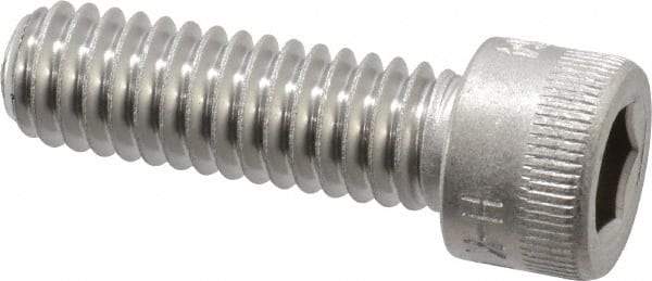 Holo-Krome - 5/16-18 UNC Hex Socket Drive, Socket Cap Screw - Grade 18-8 Stainless Steel, Passivated Finish, Fully Threaded, 1" Length Under Head - Industrial Tool & Supply