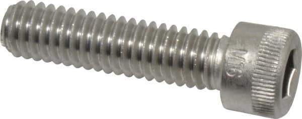 Holo-Krome - 5/16-18 UNC Hex Socket Drive, Socket Cap Screw - Grade 18-8 Stainless Steel, Passivated Finish, Fully Threaded, 1-1/4" Length Under Head - Industrial Tool & Supply