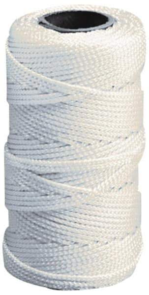 Value Collection - Nylon Braided Twine - 155 Lbs. Breaking Strength, Orange - Industrial Tool & Supply