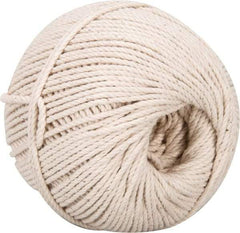 Made in USA - 0.08 Inch Diameter, Seine Cable Cord Twine - 61 Lbs. Breaking Strength, White, 470 Ft. per Lb. - Industrial Tool & Supply